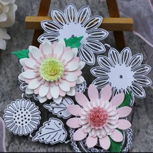 FLOR GIRASSOL /KIT FLORAL COM FOLHAS