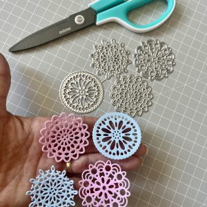 Mini escalopes vazadas