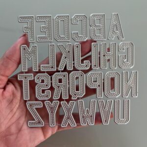 ALFABETO PONTILHADO DUPLO   TAM 2,5 CM