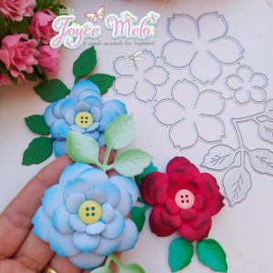 KIT FLORAL COM FOLHAS