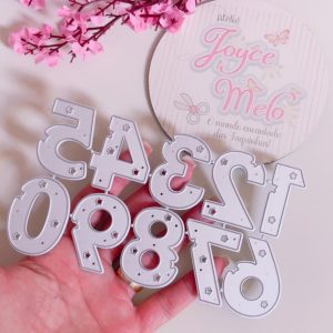 NÚMEROS ESTRELINHAS 4CM