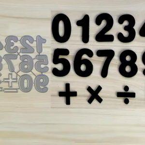 NÚMEROS 3CM COM SINAIS