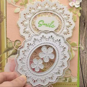 ESCALOPE OVAL FLORAL