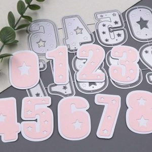 NÚMEROS ESTRELINHAS 6CM