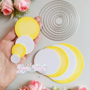 ESCALOPE  CIRCULO COSTURINHA 9CM