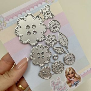 KIT FLORAL MILENA/SERVE COMO PEÇAS DE BOTÕES