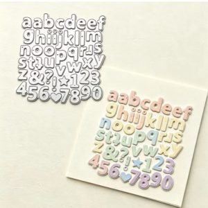 Alfabeto minúsculo duplo 1cm/números