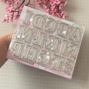 Alfabeto costurado 3,5cm