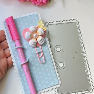 Porta lápis e Clips Escolar